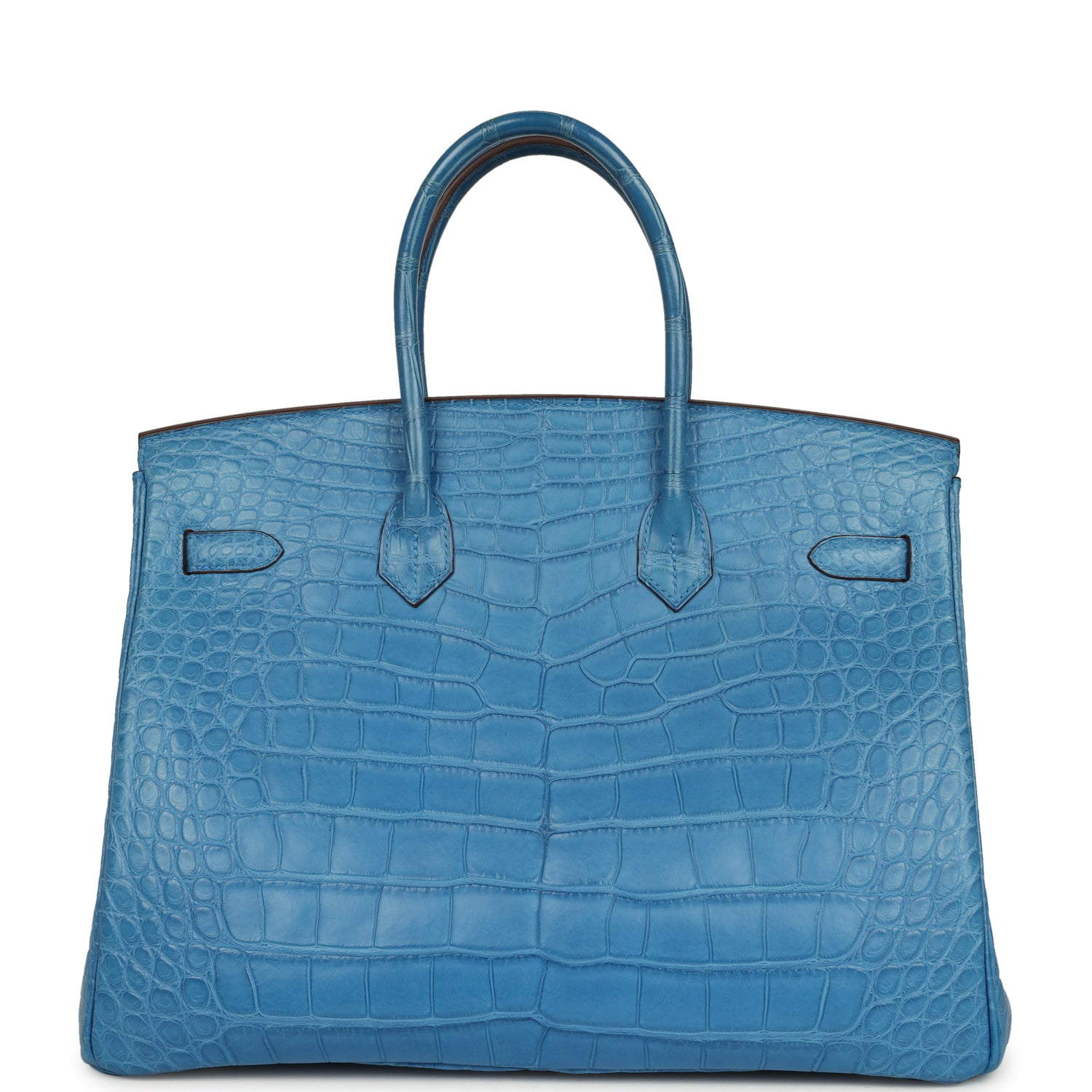 Hermes Birkin 35 Mykonos Matte Alligator Palladium Hardware