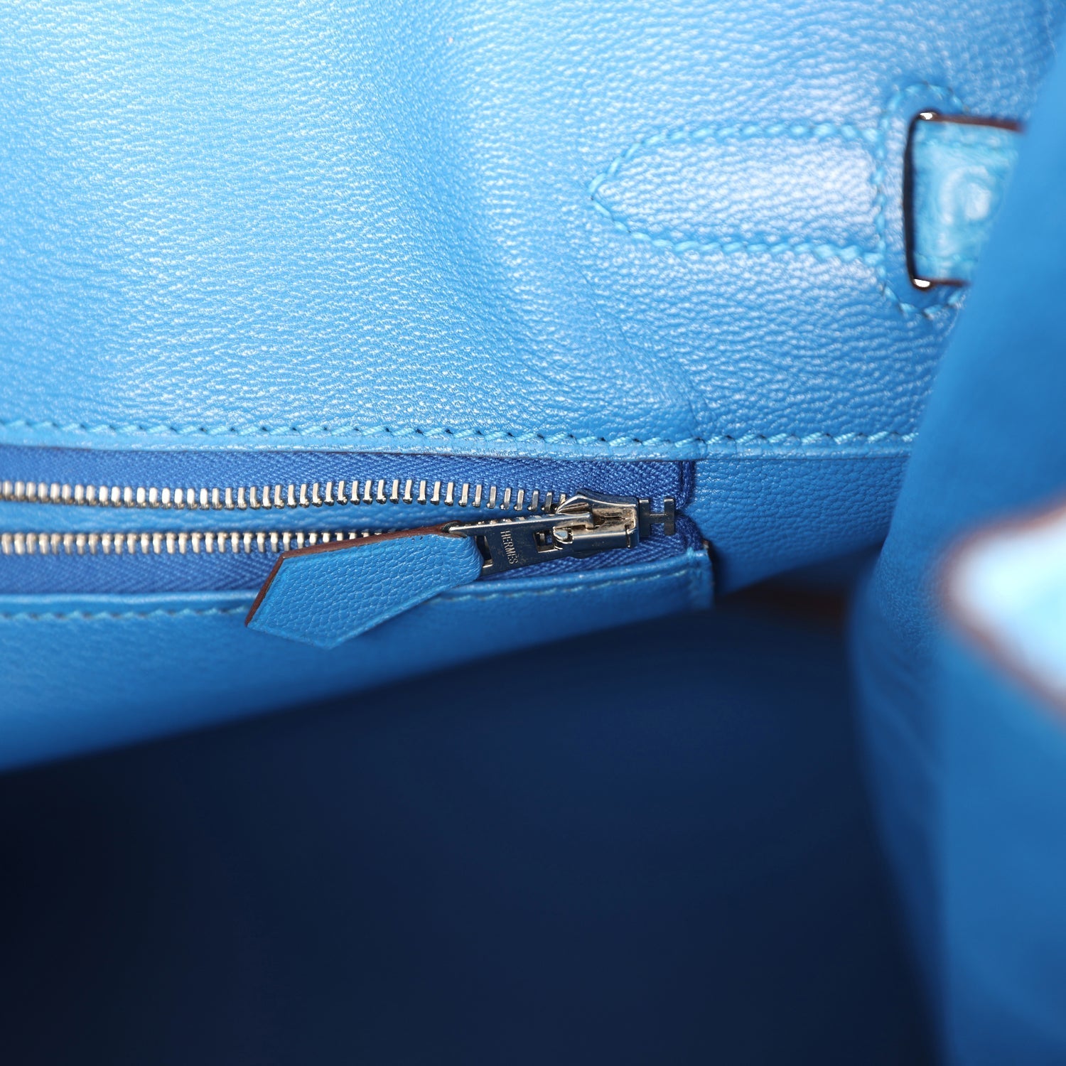 Hermes Birkin 35 Mykonos Matte Alligator Palladium Hardware