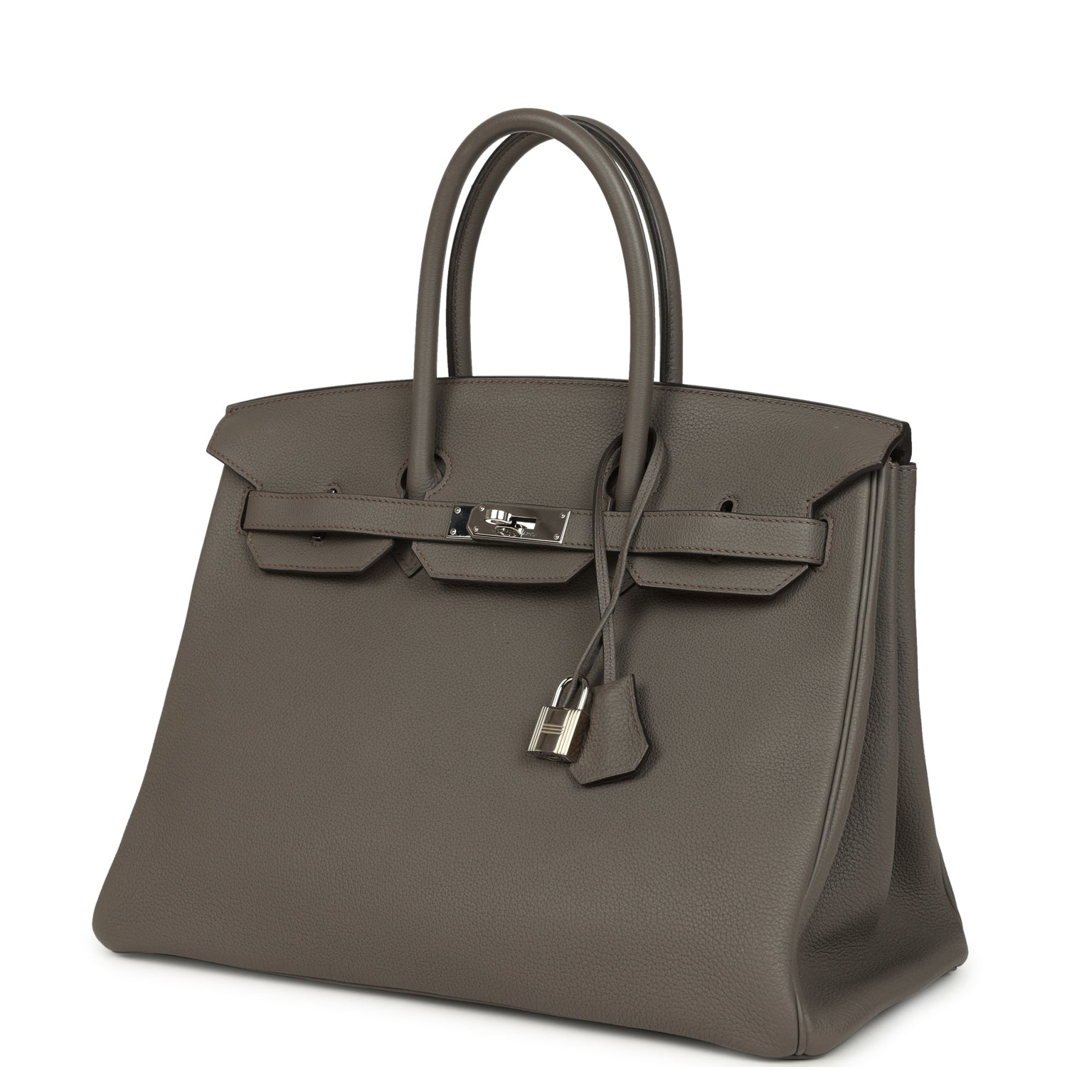 Hermes Birkin 35 Etain Togo Palladium Hardware