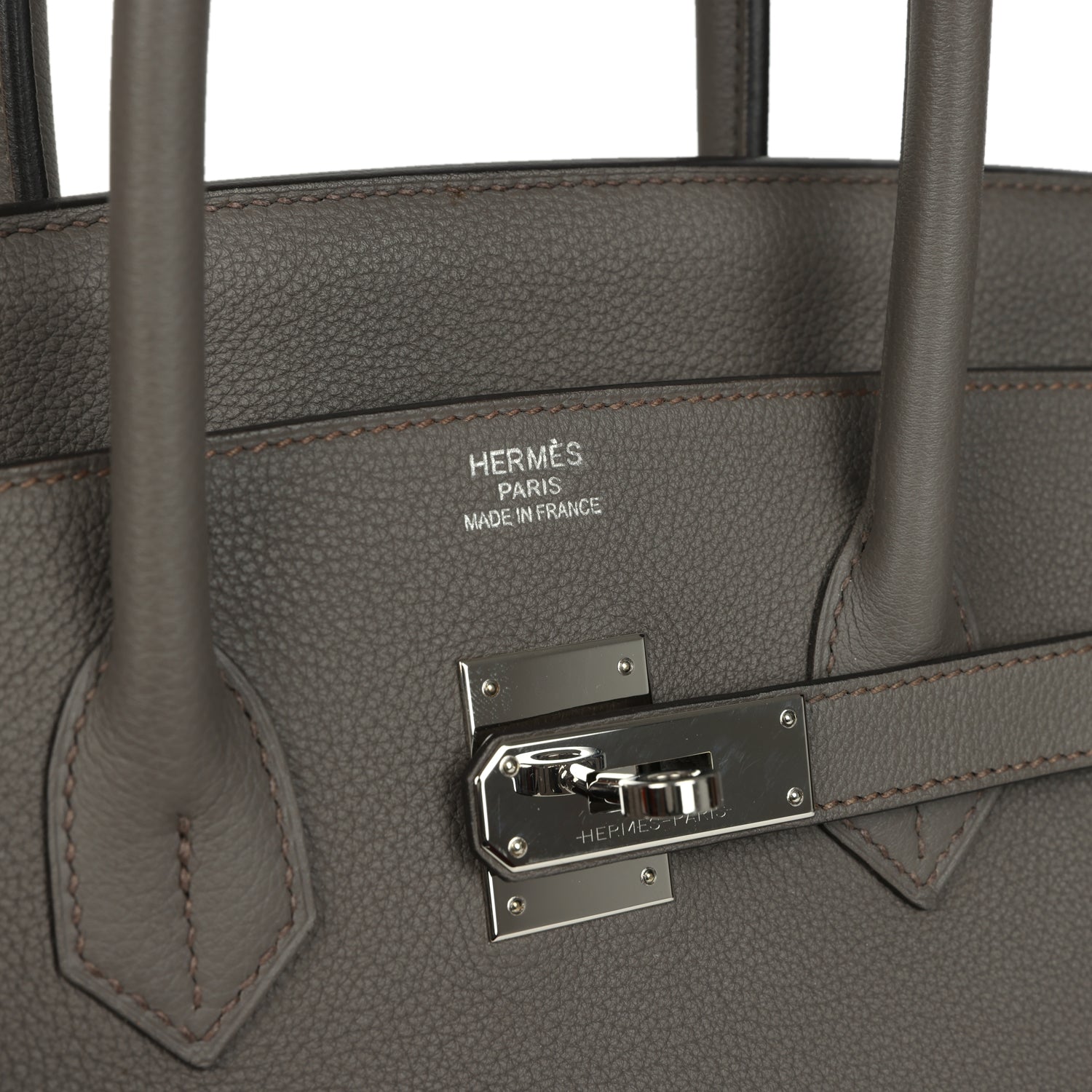 Hermes Birkin 35 Etain Togo Palladium Hardware