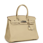 Hermes Birkin 30 Parchemin Clemence Palladium Hardware
