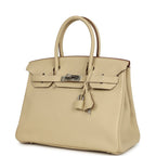 Hermes Birkin 30 Parchemin Clemence Palladium Hardware