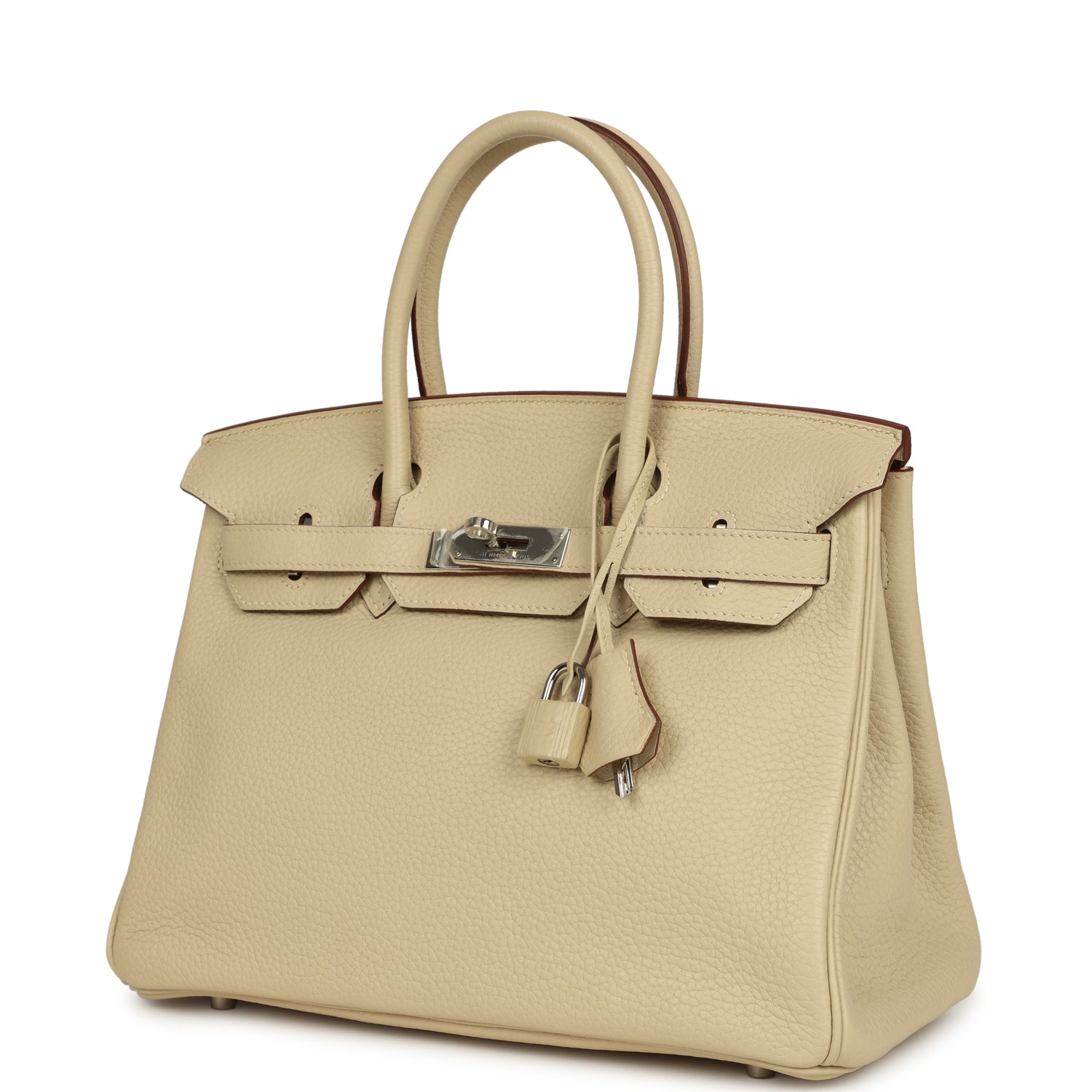 Hermes Birkin 30 Parchemin Clemence Palladium Hardware