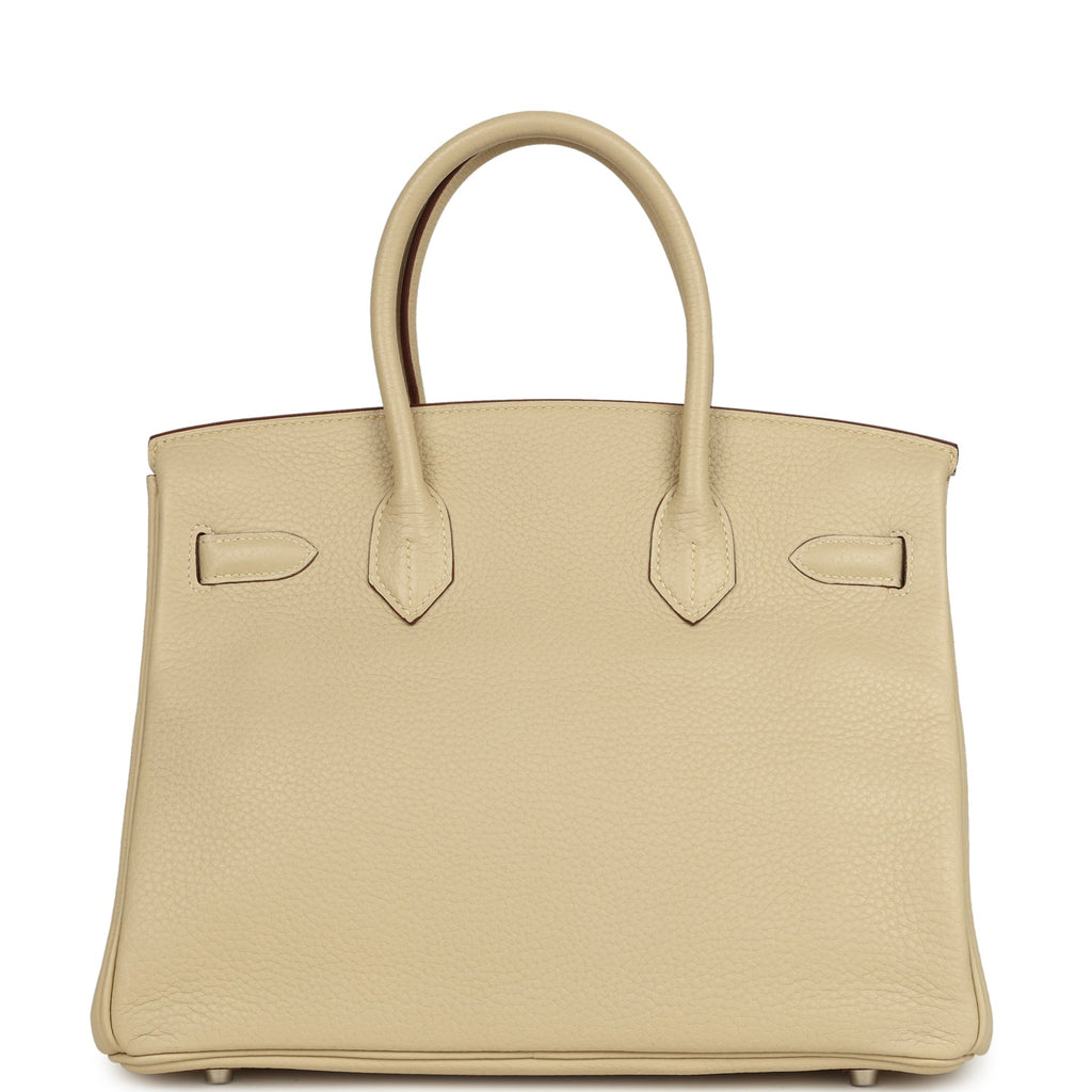 Hermes Birkin 30 Parchemin Clemence Palladium Hardware