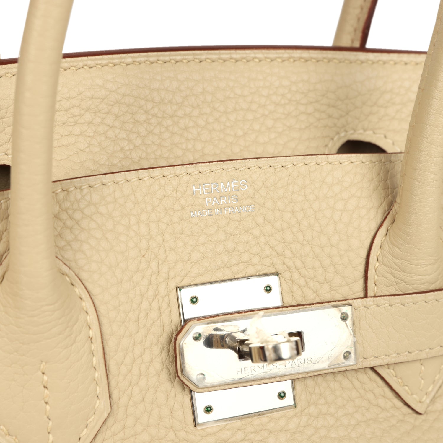 Hermes Birkin 30 Parchemin Clemence Palladium Hardware