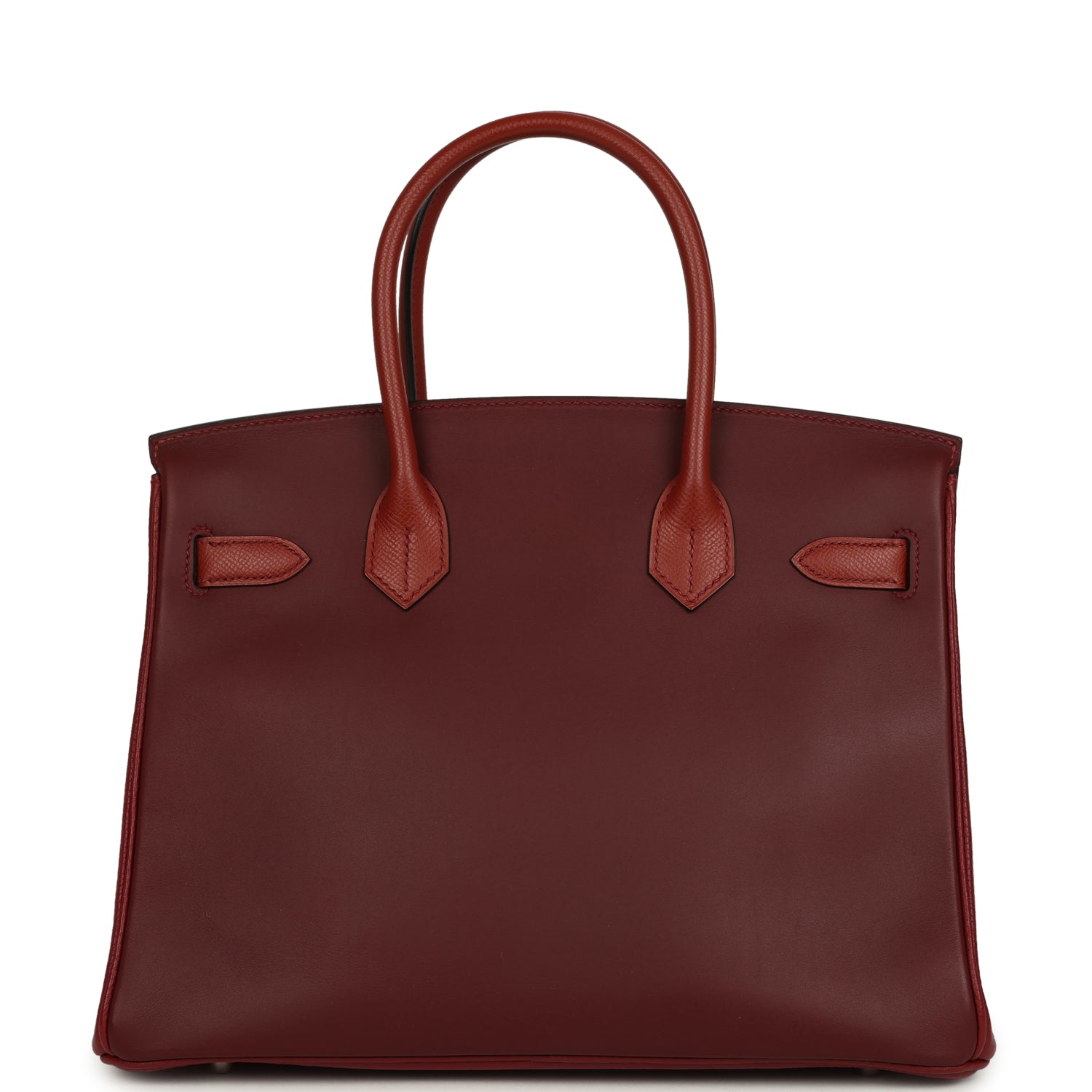 Hermes Birkin 30 Rouge H Sombrero, Epsom and Clemence Palladium Hardware