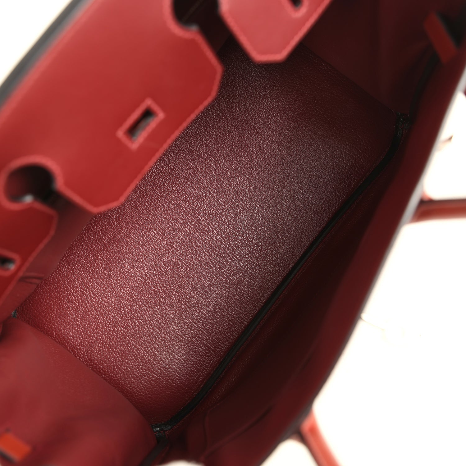 Hermes Birkin 30 Rouge H Sombrero, Epsom and Clemence Palladium Hardware