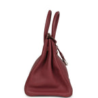 Hermes Birkin 35 Bois De Rose Clemence Palladium Hardware
