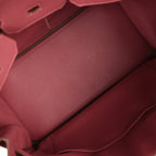Hermes Birkin 35 Bois De Rose Clemence Palladium Hardware