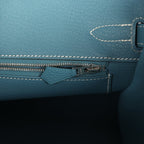 Hermes Birkin 30 Blue Jean Togo Palladium Hardware