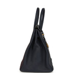 Hermes Birkin 35 Bleu Nuit Togo Gold Hardware