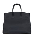 Hermes Birkin 35 Bleu Nuit Togo Gold Hardware