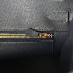 Hermes Birkin 35 Bleu Nuit Togo Gold Hardware