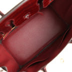 Hermes Birkin 30 Bourgogne Shiny Niloticus Crocodile Gold Hardware
