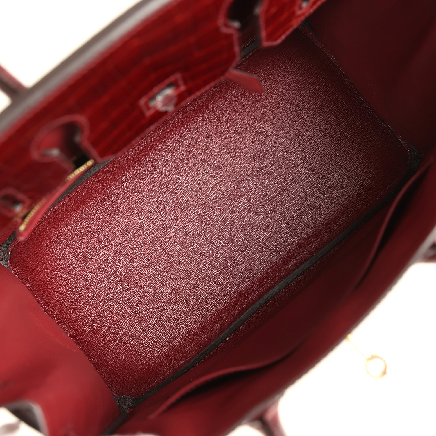 Hermes Birkin 30 Bourgogne Shiny Niloticus Crocodile Gold Hardware