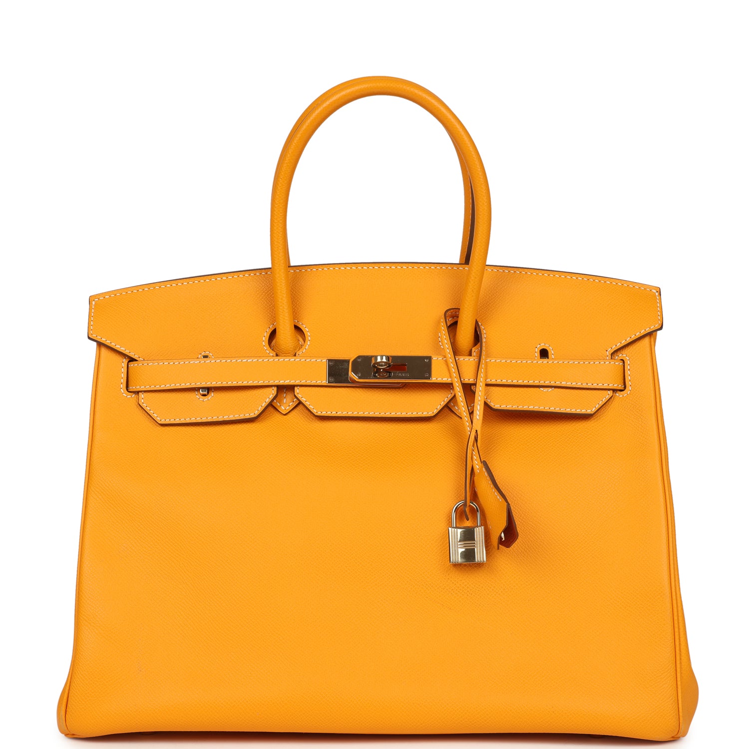 Hermes Birkin 35 Jaune D'or Candy Epsom Palladium Hardware
