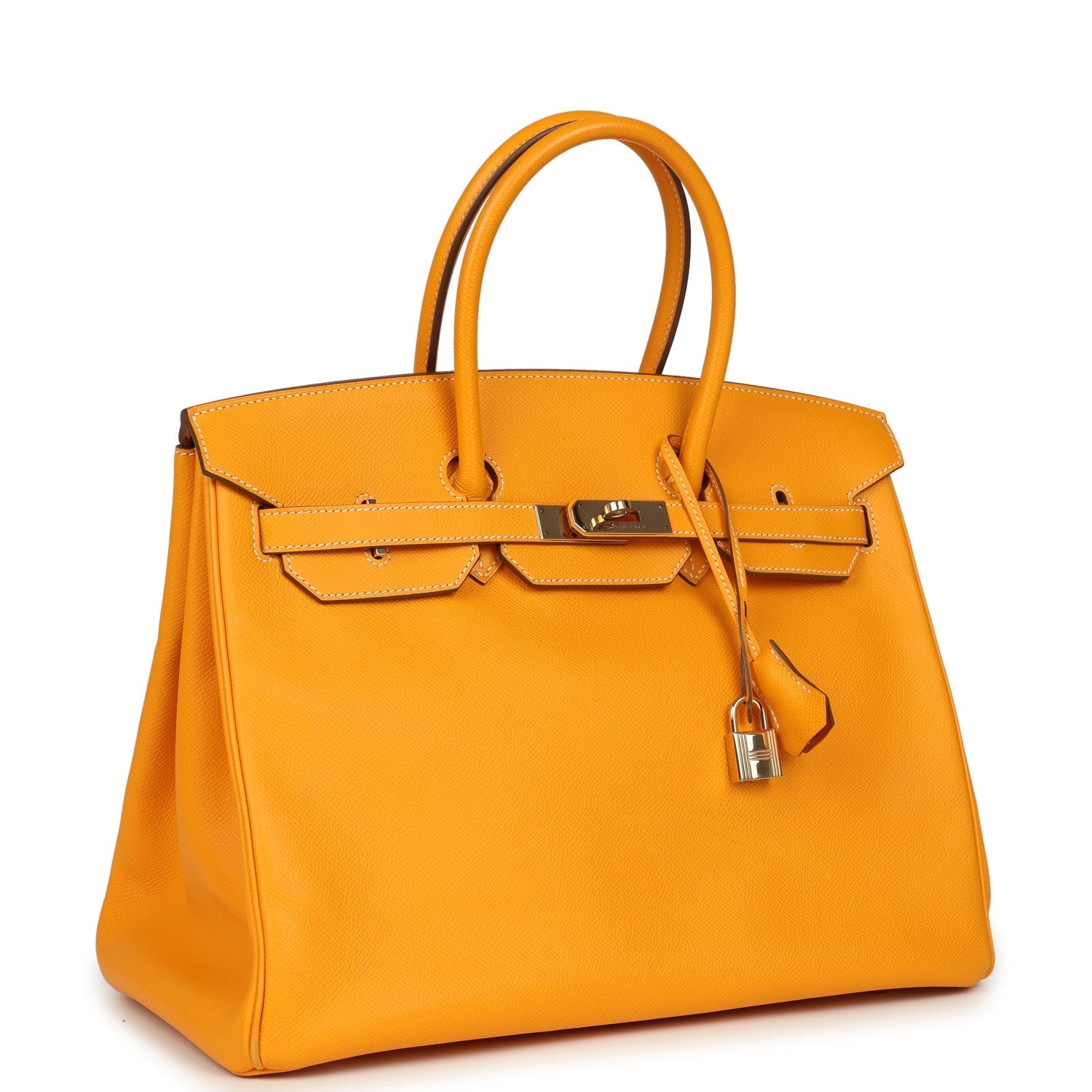 Hermes Birkin 35 Jaune D'or Candy Epsom Palladium Hardware