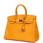 Hermes Birkin 35 Jaune D'or Candy Epsom Palladium Hardware