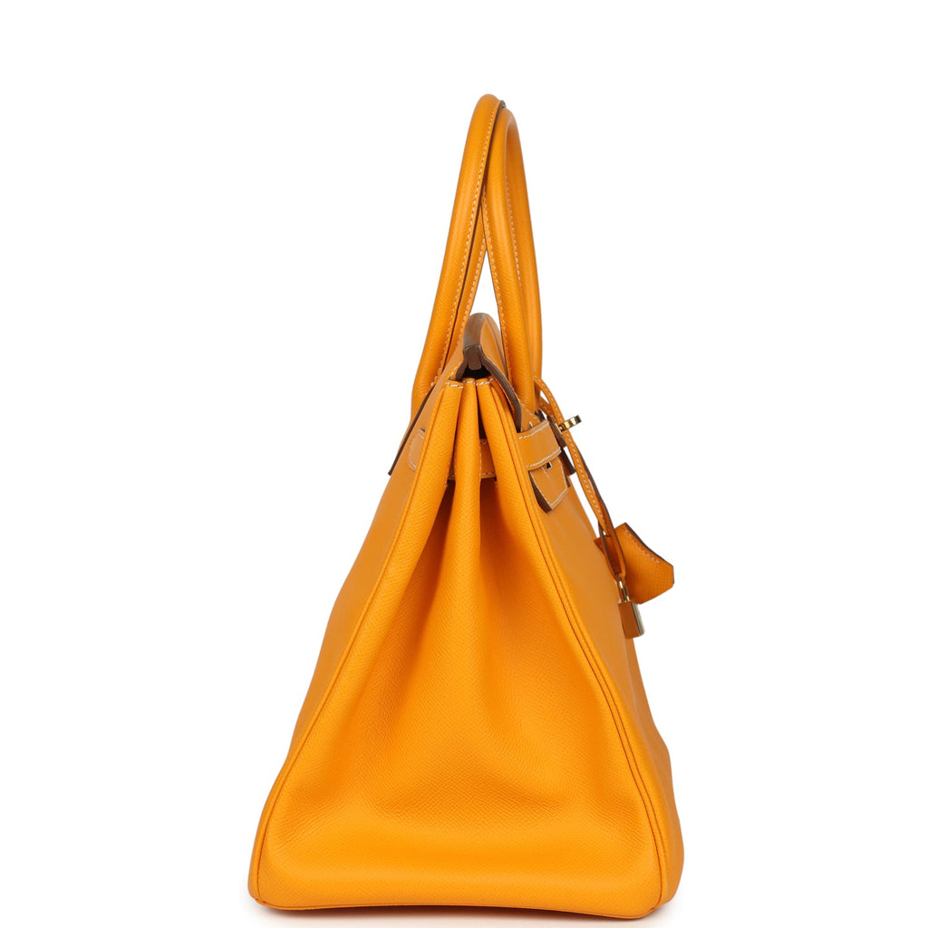 Hermes Birkin 35 Jaune D'or Candy Epsom Palladium Hardware