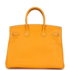 Hermes Birkin 35 Jaune D'or Candy Epsom Palladium Hardware