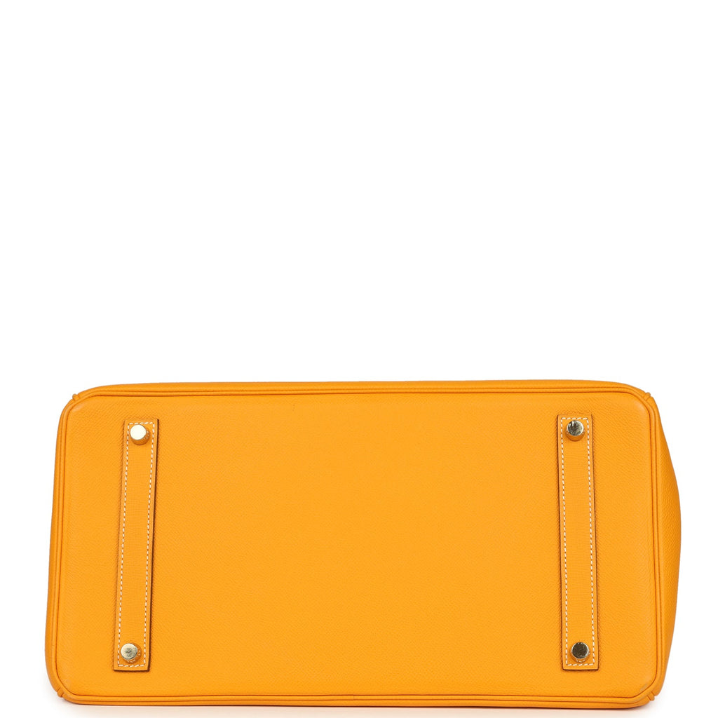 Hermes Birkin 35 Jaune D'or Candy Epsom Palladium Hardware