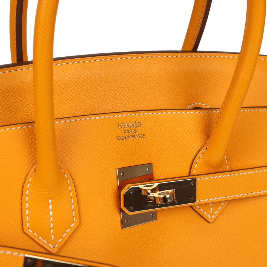 Hermes Birkin 35 Jaune D'or Candy Epsom Palladium Hardware