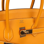 Hermes Birkin 35 Jaune D'or Candy Epsom Palladium Hardware