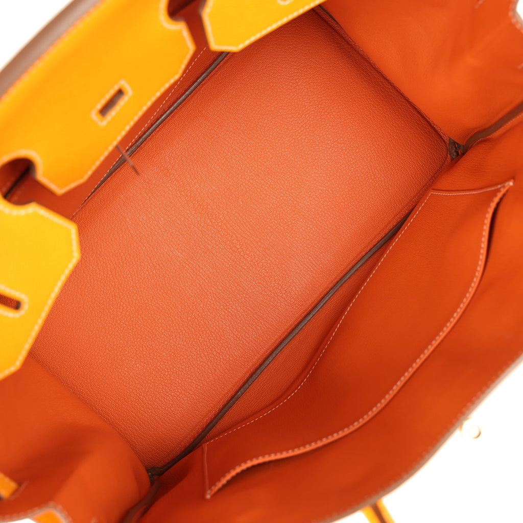 Hermes Birkin 35 Jaune D'or Candy Epsom Palladium Hardware
