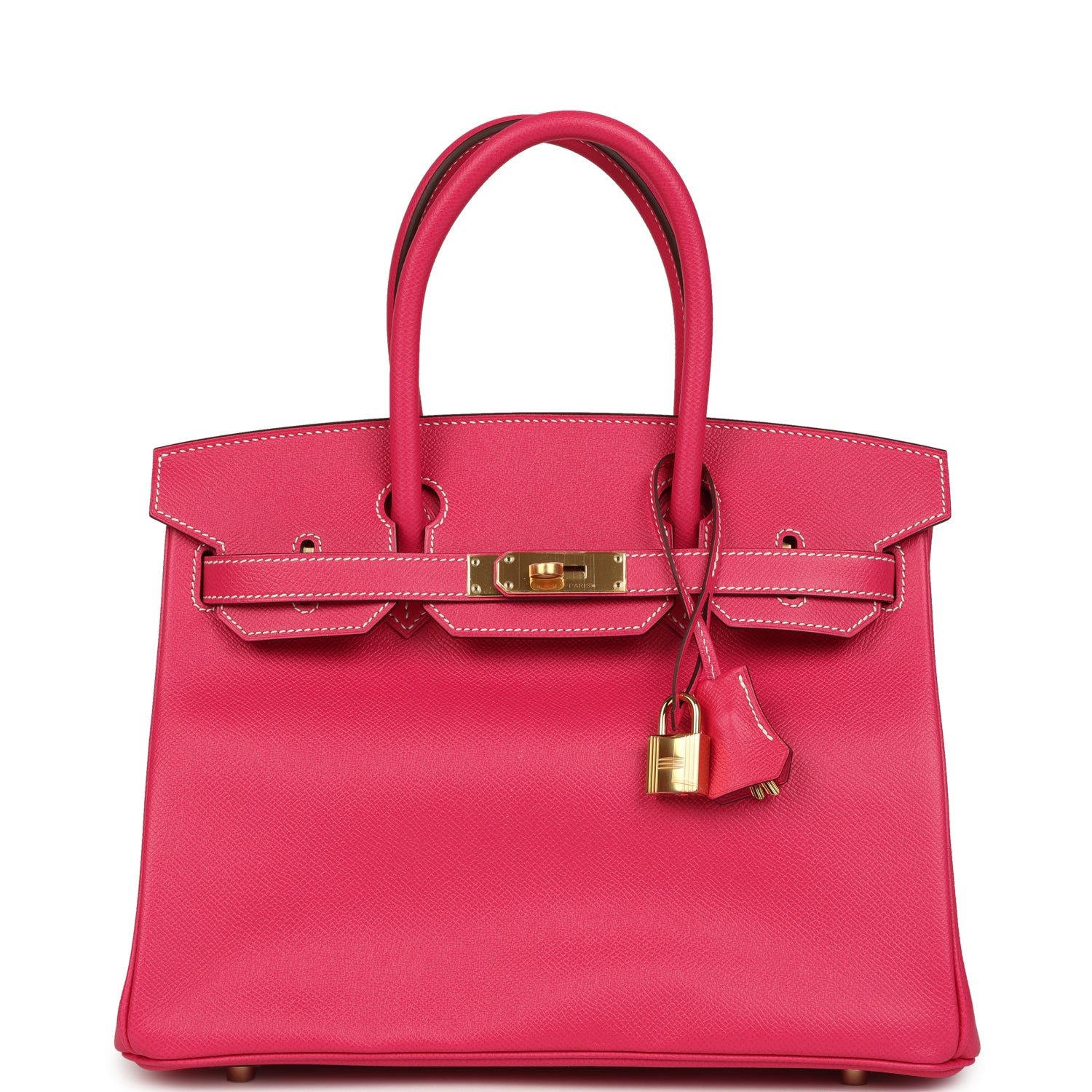 Hermes Birkin 30 Rose Tyrien Epsom Gold Hardware