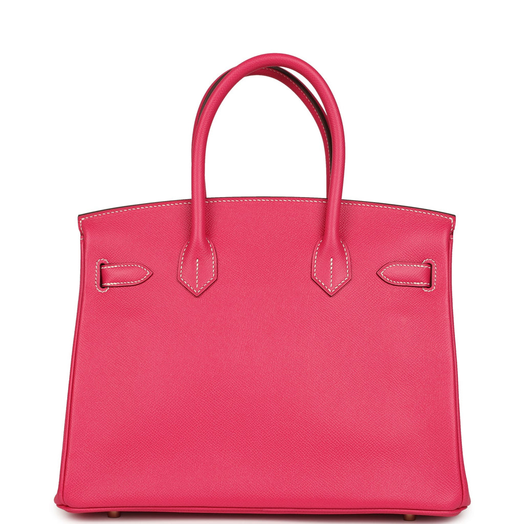 Hermes Birkin 30 Rose Tyrien Epsom Gold Hardware