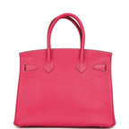 Hermes Birkin 30 Rose Tyrien Epsom Gold Hardware