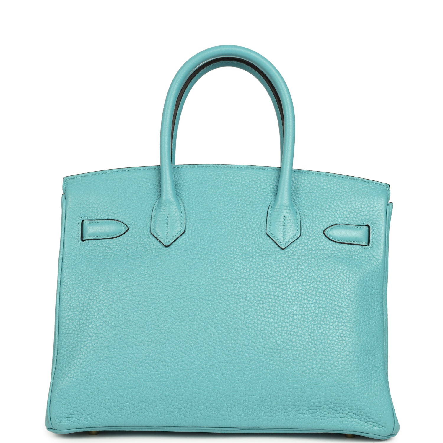 Hermes Birkin 30 Bleu Saint-Cyr Clemence Gold Hardware
