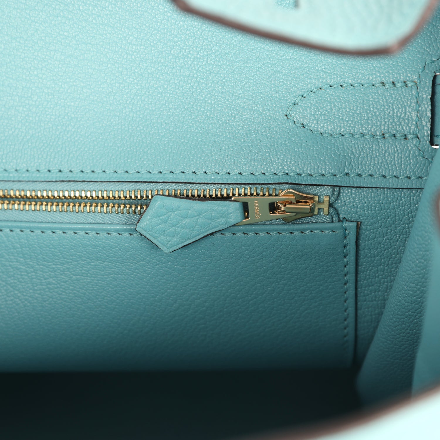 Hermes Birkin 30 Bleu Saint-Cyr Clemence Gold Hardware