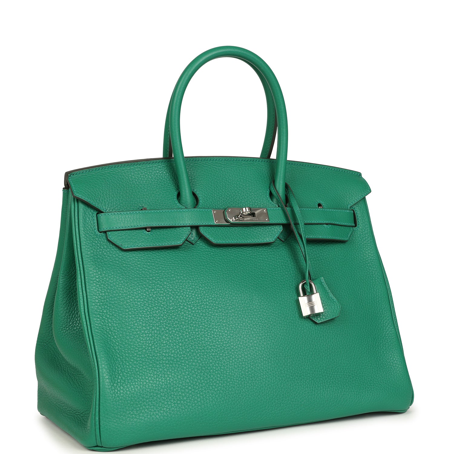 Hermes Birkin 35 Vert Vertigo Verso Clemence Palladium Hardware