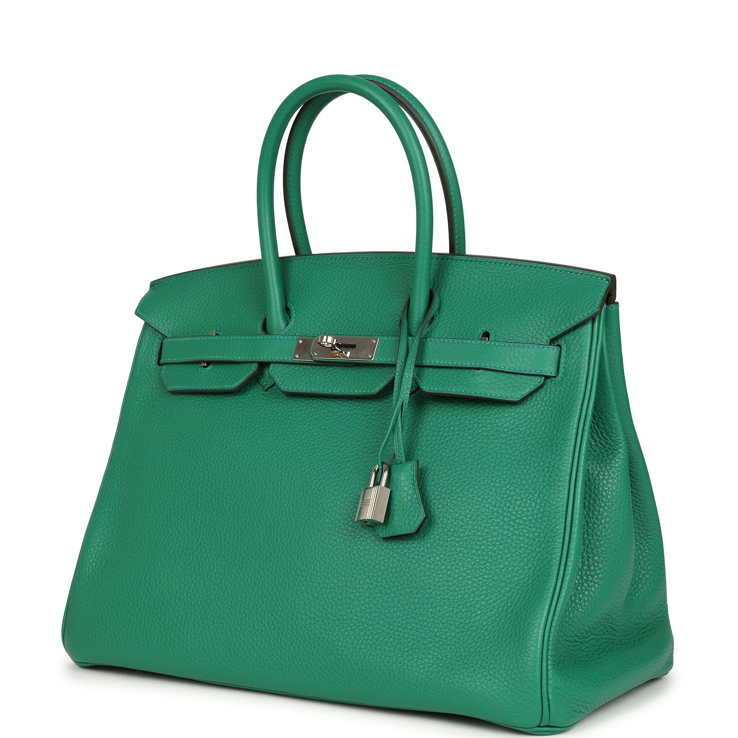 Hermes Birkin 35 Vert Vertigo Verso Clemence Palladium Hardware