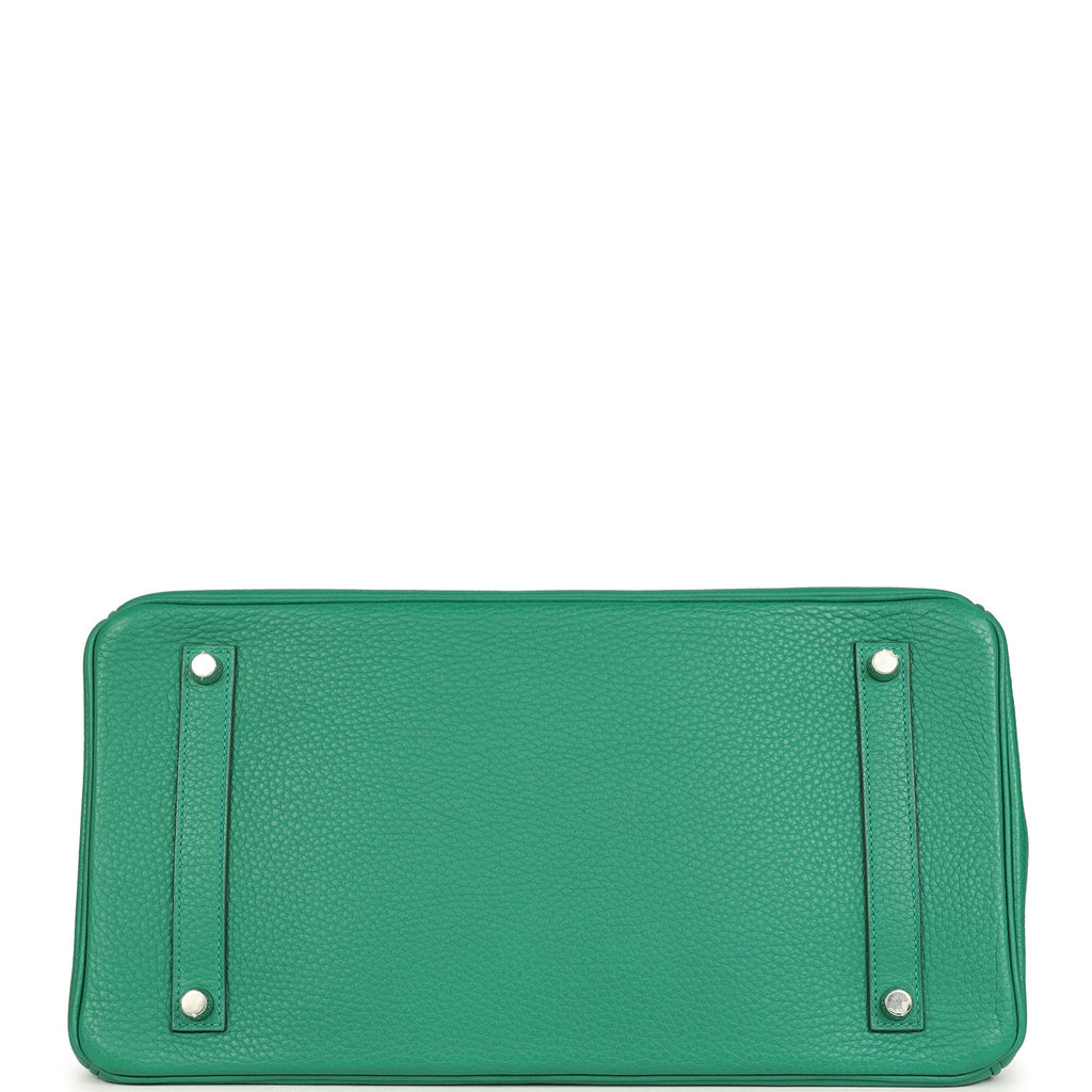 Hermes Birkin 35 Vert Vertigo Verso Clemence Palladium Hardware