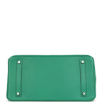 Hermes Birkin 35 Vert Vertigo Verso Clemence Palladium Hardware