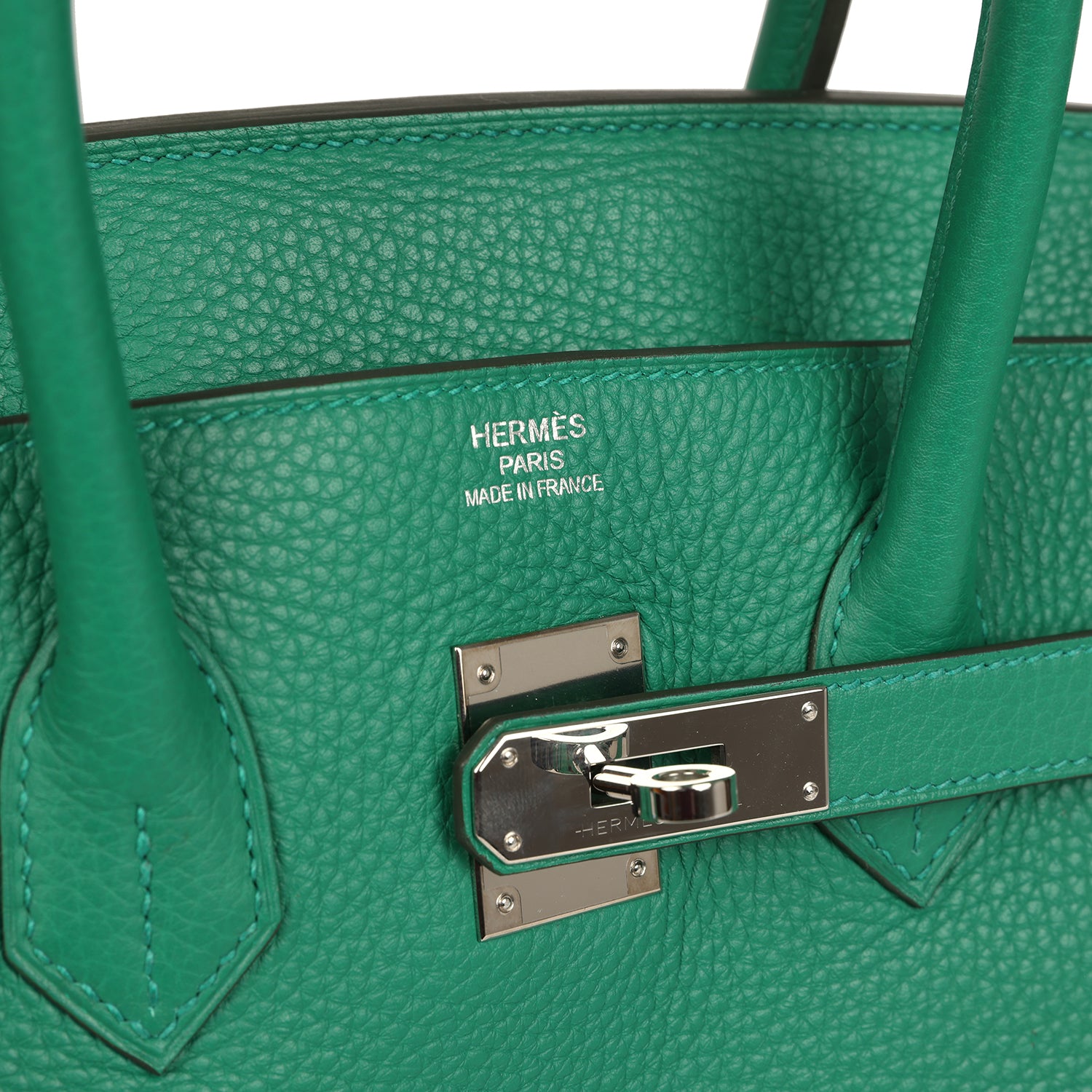 Hermes Birkin 35 Vert Vertigo Verso Clemence Palladium Hardware