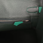 Hermes Birkin 35 Vert Vertigo Verso Clemence Palladium Hardware