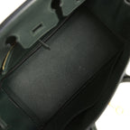 Hermes Birkin 25 Vert Fonce Togo Gold Hardware