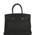 Hermes Birkin 30 Black Togo and Matte Alligator Touch Gold Hardware