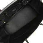 Hermes Birkin 30 Black Togo and Matte Alligator Touch Gold Hardware