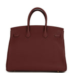 Hermes Birkin 35 Rouge H Togo Gold Hardware