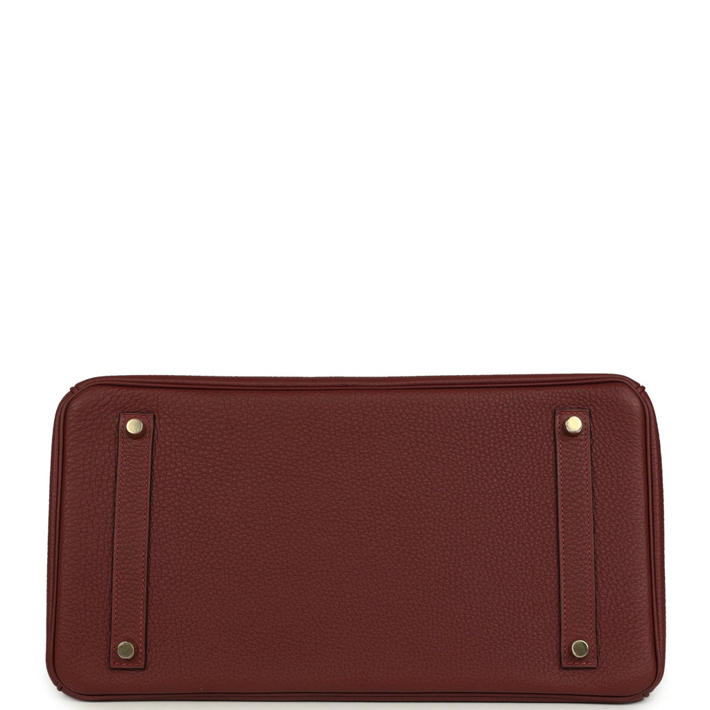Hermes Birkin 35 Rouge H Togo Gold Hardware