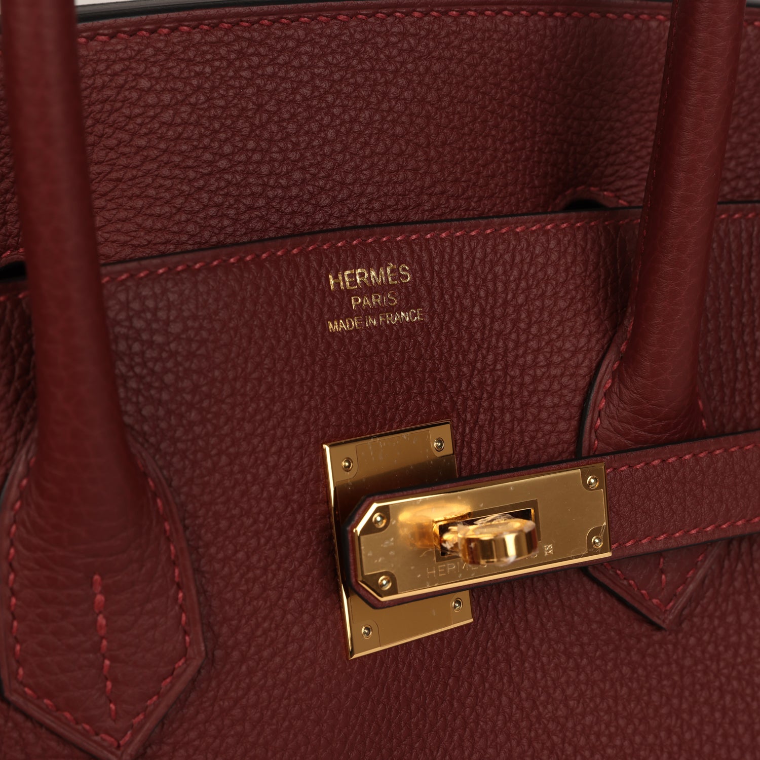 Hermes Birkin 35 Rouge H Togo Gold Hardware