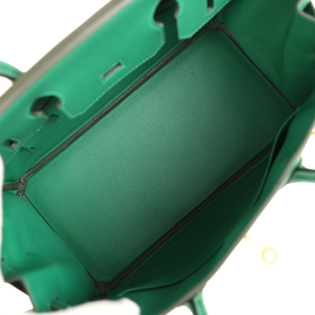 Hermes Birkin 30 Vert Vertigo Epsom Gold Hardware