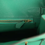 Hermes Birkin 30 Vert Vertigo Epsom Gold Hardware