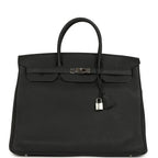 Hermes Birkin 40 Black Togo Palladium Hardware