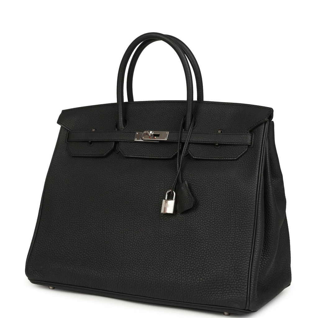 Hermes Birkin 40 Black Togo Palladium Hardware
