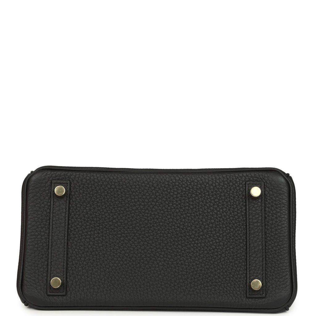 Hermes Birkin 25 Black Togo Gold Hardware